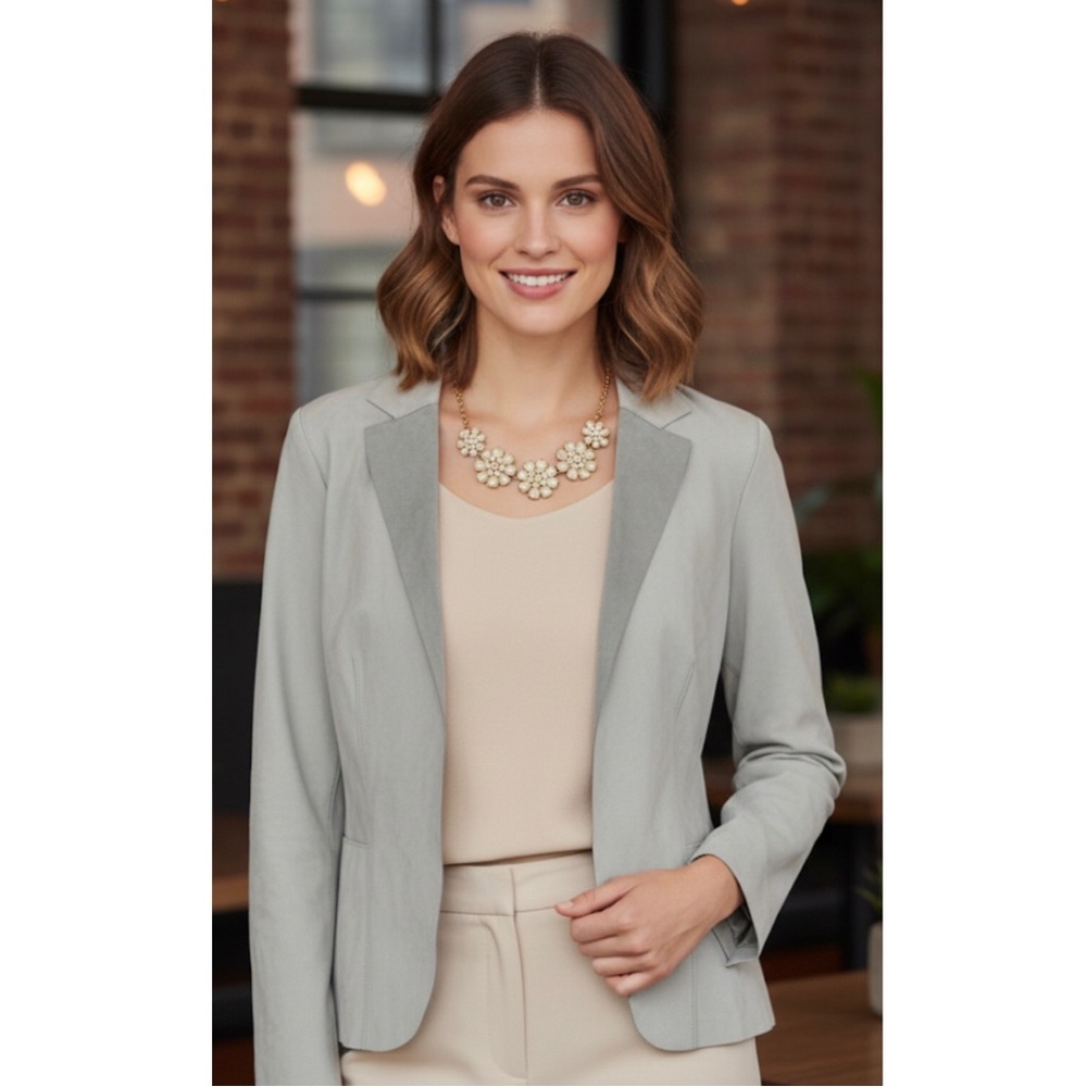 Worth Leather Jacket Sage Green